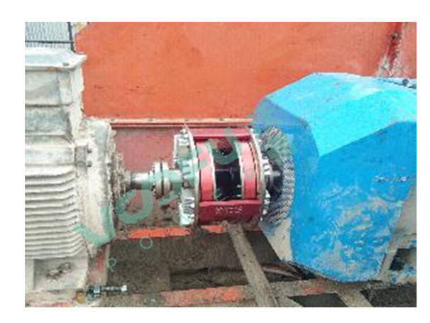 中铝山东水泥厂(2#生料辊23米提升机160kW/1480rpm)