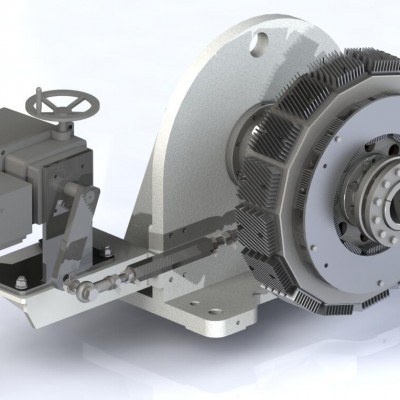 WF-TM空冷水平基座型永磁调速器（筒式）