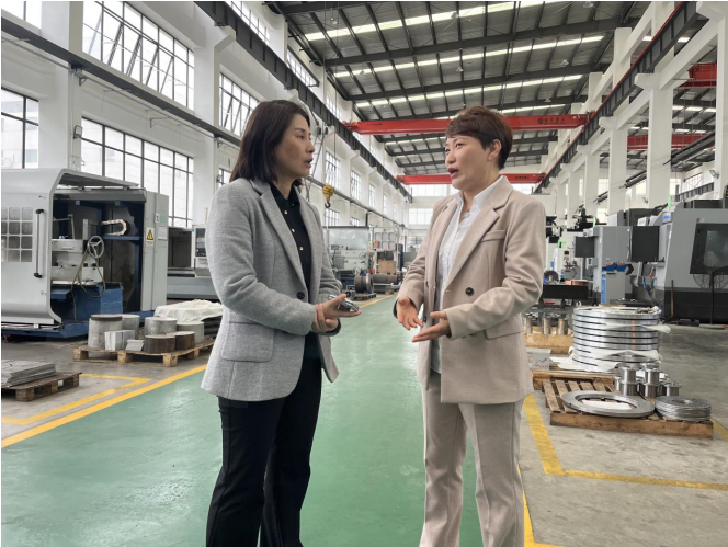 合肥高新区建发局领导到沃弗永磁科技调研